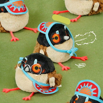 Cute Cabot's Tragopan Bird Stuffed Animal Plush Toy